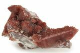 Natural, Red Quartz Crystal Cluster - Morocco #233461-1